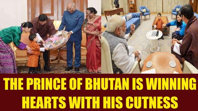 Prince of Bhutan Jigme Namgyel Wangchuck is stealing the limelight during India's visit | Oneindia