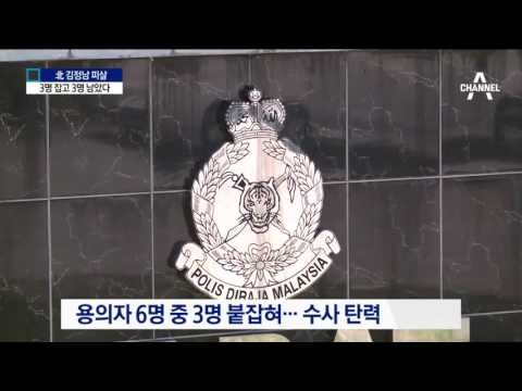 김정남 피살 용의자 6명 중 3명 체포…수사 탄력