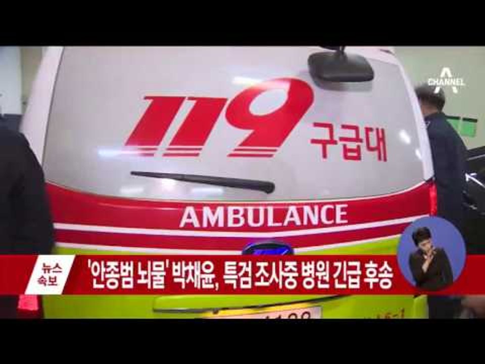 ‘안종범 뇌물’ 박채윤, 특검 조사중 병원 긴급 후송