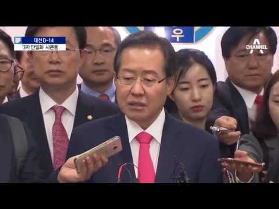 ‘3자 단일화’ 띄웠지만…반응은 시큰둥
