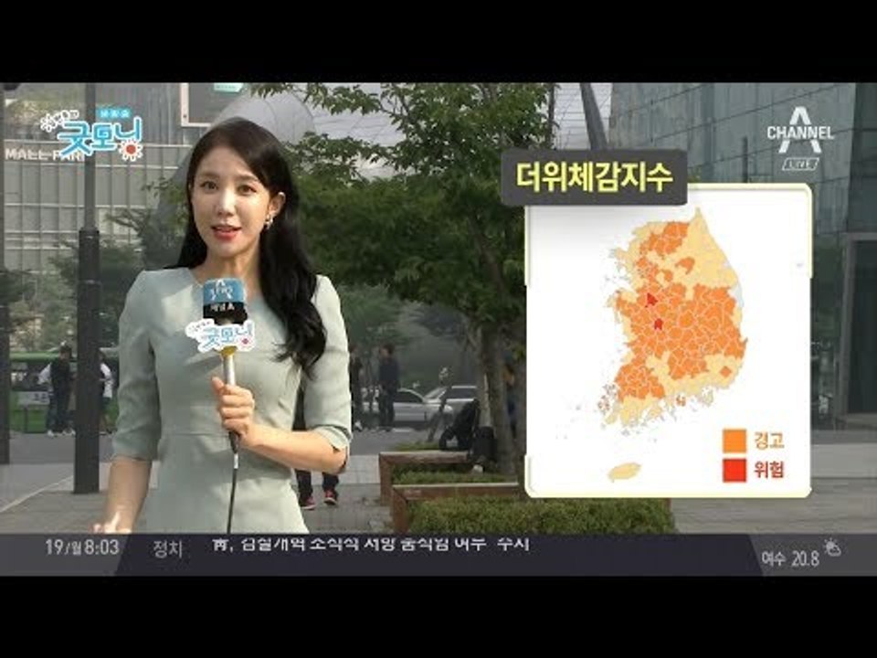모기도 숨죽이게 하는 푹푹 찌는 오늘날씨, 내일날씨는?