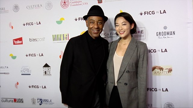 Giancarlo Esposito and Arden Cho 2017 FICG in LA Red Carpet