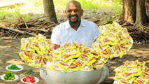 100 Maggi Noodles | Maggi Noodles Recipe cooking by BeardMan | Village Kitchen