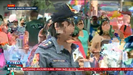 Mga bumibisita sa Manila North Cemetery, dagsa pa rin