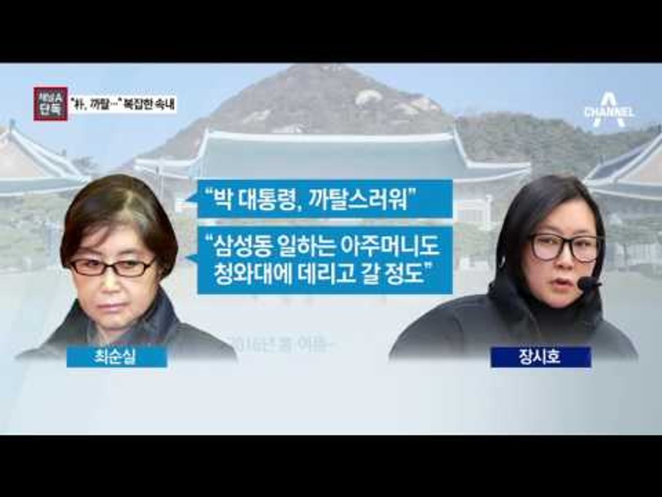 [채널A단독]“박근혜, 까탈…” 특검서 드러난 최순실 속마음