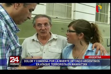Atentado en Nueva York: conmoción en Argentina por muerte de compatriotas