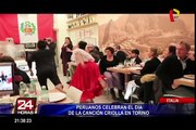 Italia: así celebraron nuestros compatriotas el Día de la Canción Criolla