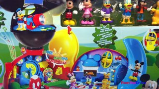 Mickey Mouse Clubhouse Playset Minnie Mouse Pluto Daisy Donald Duck Guffy from Disney Junior