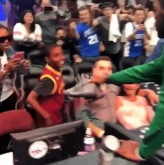 Kyrie Irving surprises a young Cavaliers fan!
