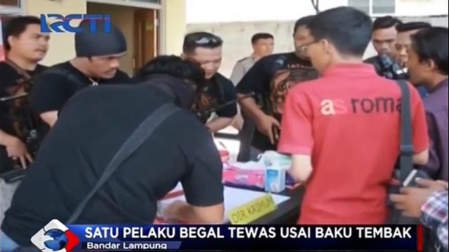 Begal Tewas Usai Baku Tembak dengan Petugas