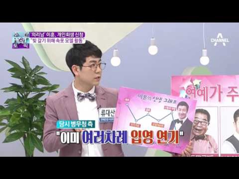 의리남 이훈, 개인회생 신청 "빚 갚기 위해 속옷 모델 활동"