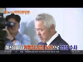 갑질 논란 미스터 피자 정우현 회장 사퇴