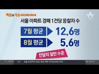 8·2 부동산대책 대출 규제에 아파트 경매 시장에는 한파가