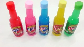 DIY How To Make Bottle Milk Colors Pudding Gummy Learn Numbers Counting Surprise Toys