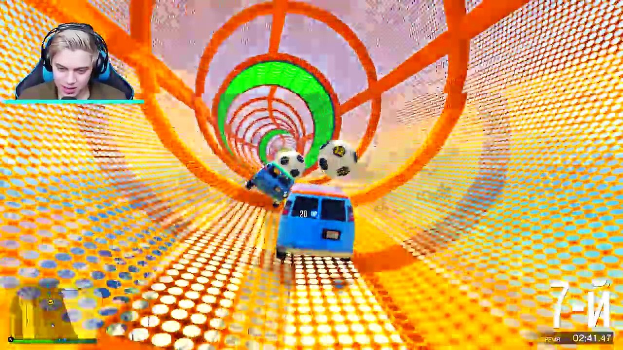 ОГРОМНЫЙ СЛАЙД ЧЕРЕЗ ВСЮ КАРТУ НА ПЛЯЖНОМ АВТОБУСЕ ГОНКИ В ГТА 5 ОНЛАЙН! (GTA 5 Смешные Моменты)