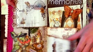 Altered Fairy Book/Mini Album - Fairy Dreamz Etc. (Mixed Media Girls) - SOLD