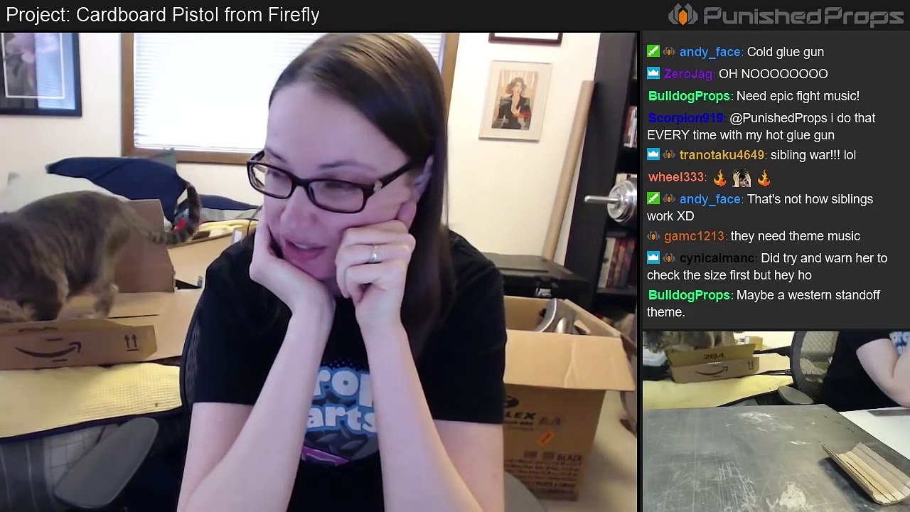 Cardboard Pistol Challenge - Prop: Live from the Shop