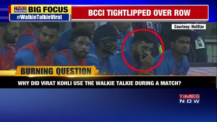Virat Kohli caught talking on walkie-talkie, ICC gives clean chit