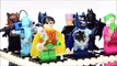 Batman & Spider-Man plus Buildable Giant Spider Unofficial Lego Minifigures w/ Robin & Joker