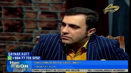Fədayə Laçın sevgilisi "Qoca" üçün efirdə ağladı