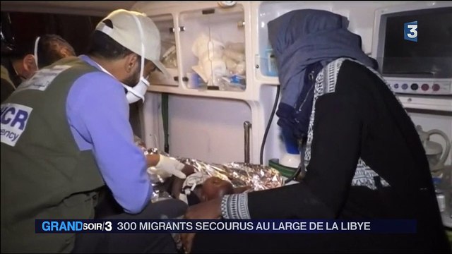 Libye : 300 migrants secourus au large