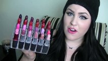 MAC LIPSTICK COLLECTION   LIP SWATCHES