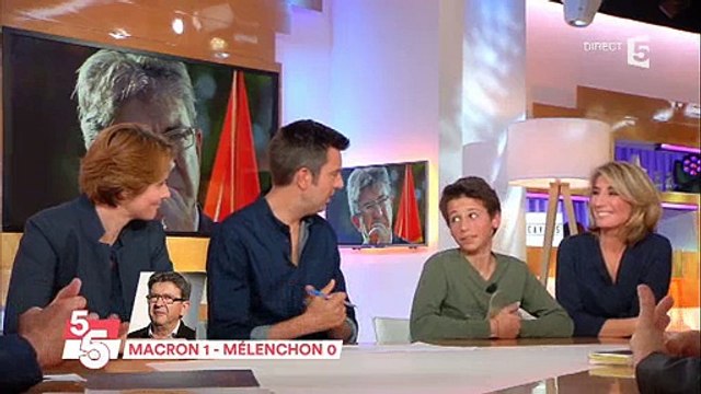 Des enfants de l'émission Au tableau parlent de Jean-Luc Mélenchon dans C à vous