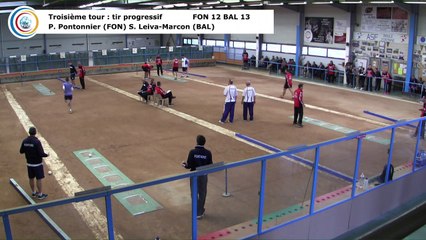 Troisième tour, tir progressif, Club Elite Masculin J2, Fontaine contre Balaruc-les-Bains, novembre 2017