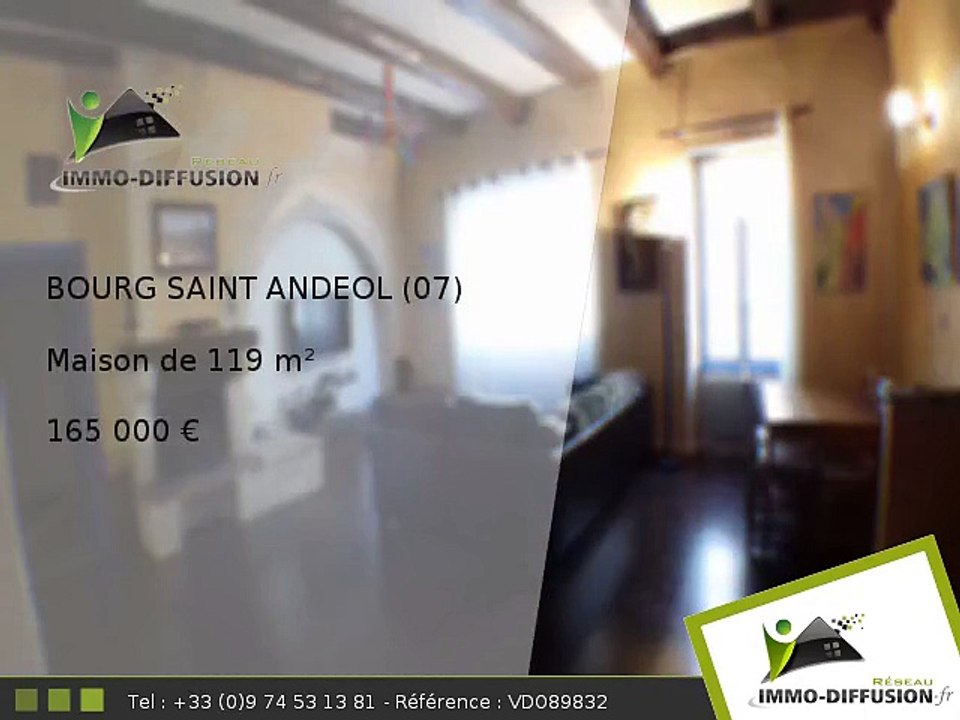 Maison A vendre Bourg saint andeol 119m2 - 165 000 Euros