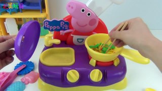 粉紅豬小妹會唱歌跳舞的廚房玩具故事！Peppa Pig Sing Along Kitchen Toy Sto