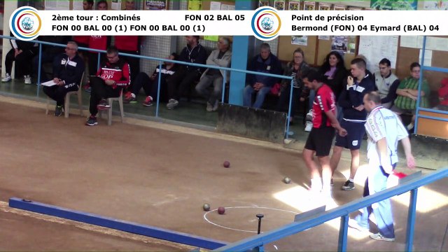 Second tour, point de précision, Club Elite Masculin J2, Fontaine contre Balaruc-les-Bains, novembre 2017