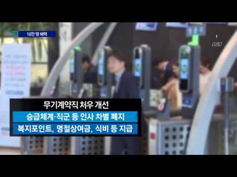 공공부문 16만 명, 2년내 정규직 전환