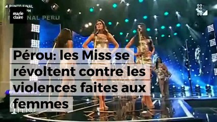 Les Miss se révoltent contre les violences faites aux femmes
