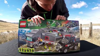 Ninja Turtles Legos Unboxing and Assembly Rare