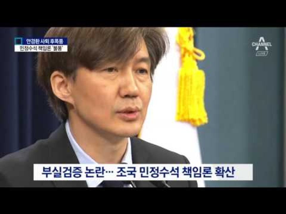 안경환, 文 정부 ‘1호 낙마’…조국 민정수석 ‘불똥’