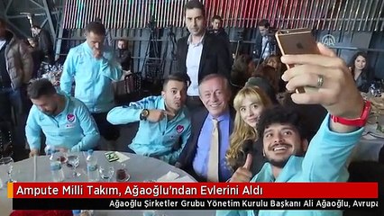Ampute Milli Takım, Ağaoğlu'ndan Evlerini Aldı