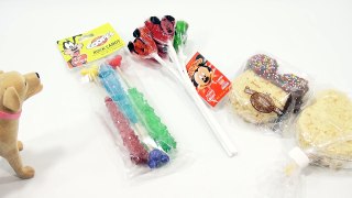 Mickey Lollipops, Rock Candy & Rice Krispies From Goofys Candy Store