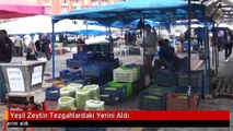 Yeşil Zeytin Tezgahlardaki Yerini Aldı