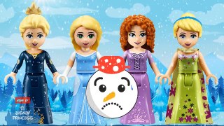 ♥ Wrong Legs LEGO Disney Princess Belle Jasmine Frozen Olaf Prince Finger Family Nursery Rhymes