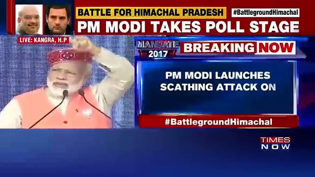 Himachal Pradesh Polls: In A Mega Rally, PM Modi Launches Scathing Attack On Congress