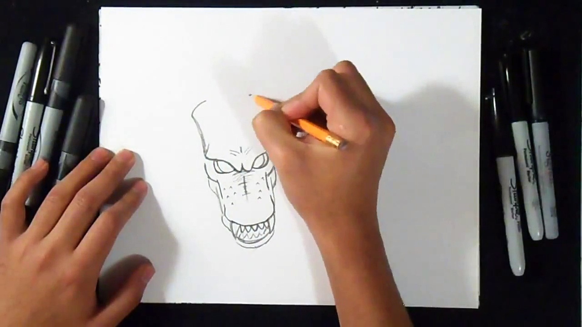 Comment Dessiner Dragon Shenron Dragon Ball Z Video Dailymotion