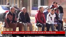 Zonguldak Şehit Uzman Çavuş Gökhan Kurak'ın Baba Evine Ateş Düştü