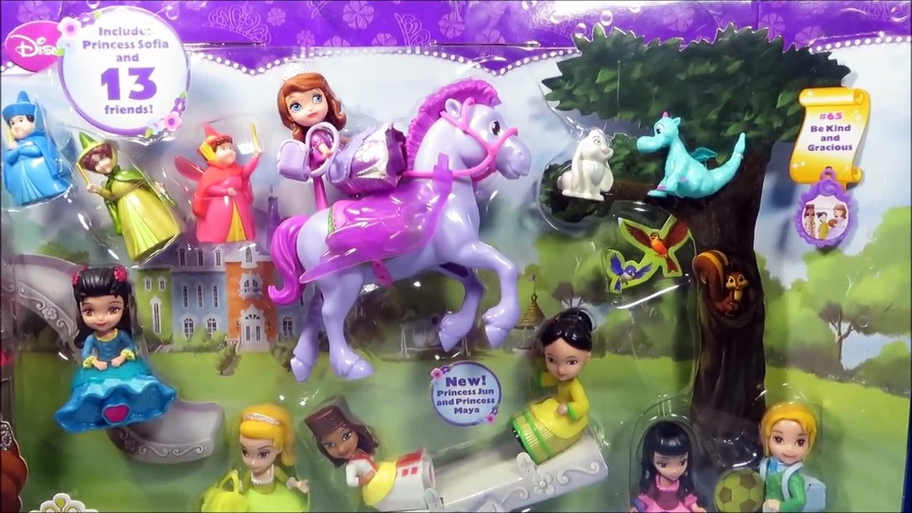 Disney SOFIA the First Royal Prep Academy Dolls Figure Collection Set Princess Maya Jun Clio