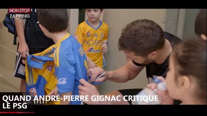 Quand André-Pierre Gignac "crache" sur le maillot du PSG (Vidéo)