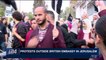 i24NEWS DESK | Protests outside British embassy in Jerusalem | Thursday, November 2nd 2017