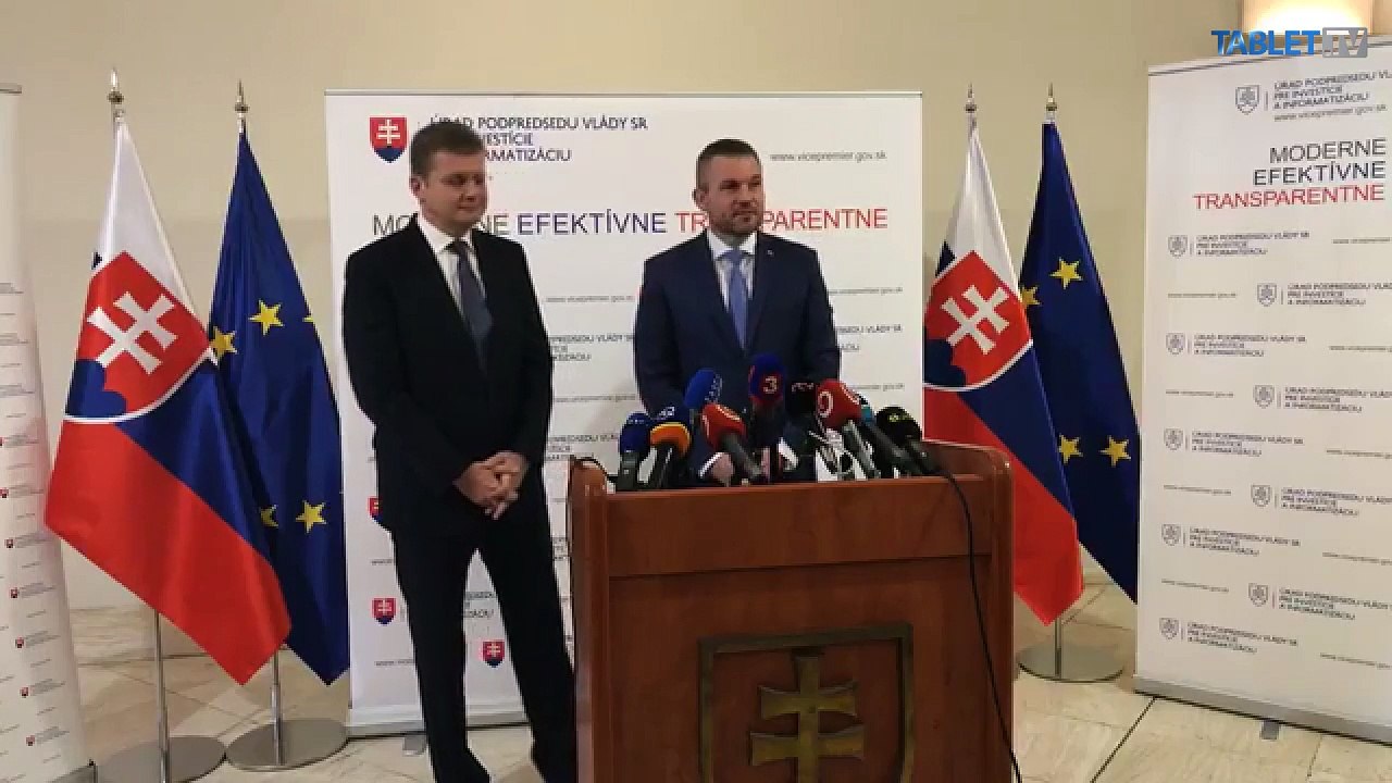 ZÁZNAM: Brífing P. Pellegriniho a P. Žigu