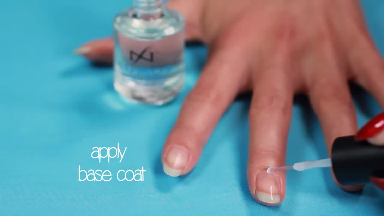 snowflake nails tutori