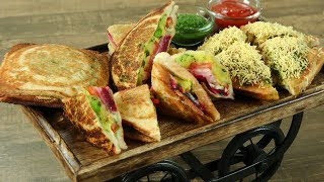 Bombay Masala Toast | Indian Street Food Recipe | Easy To Make Vegetable Sandwich Recipe | Varun