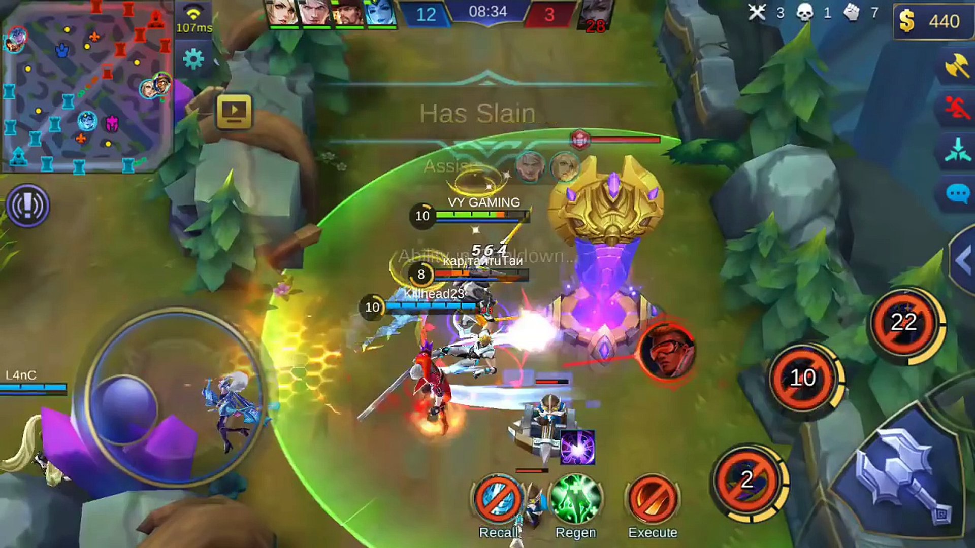 Mobile Legends New Legend Skin Saber Codename: Storm Gameplay and Build [MVP]