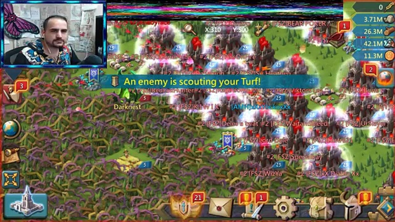 2 Castles 1 Trap Series KvK Highlights #1 - Lords Mobile